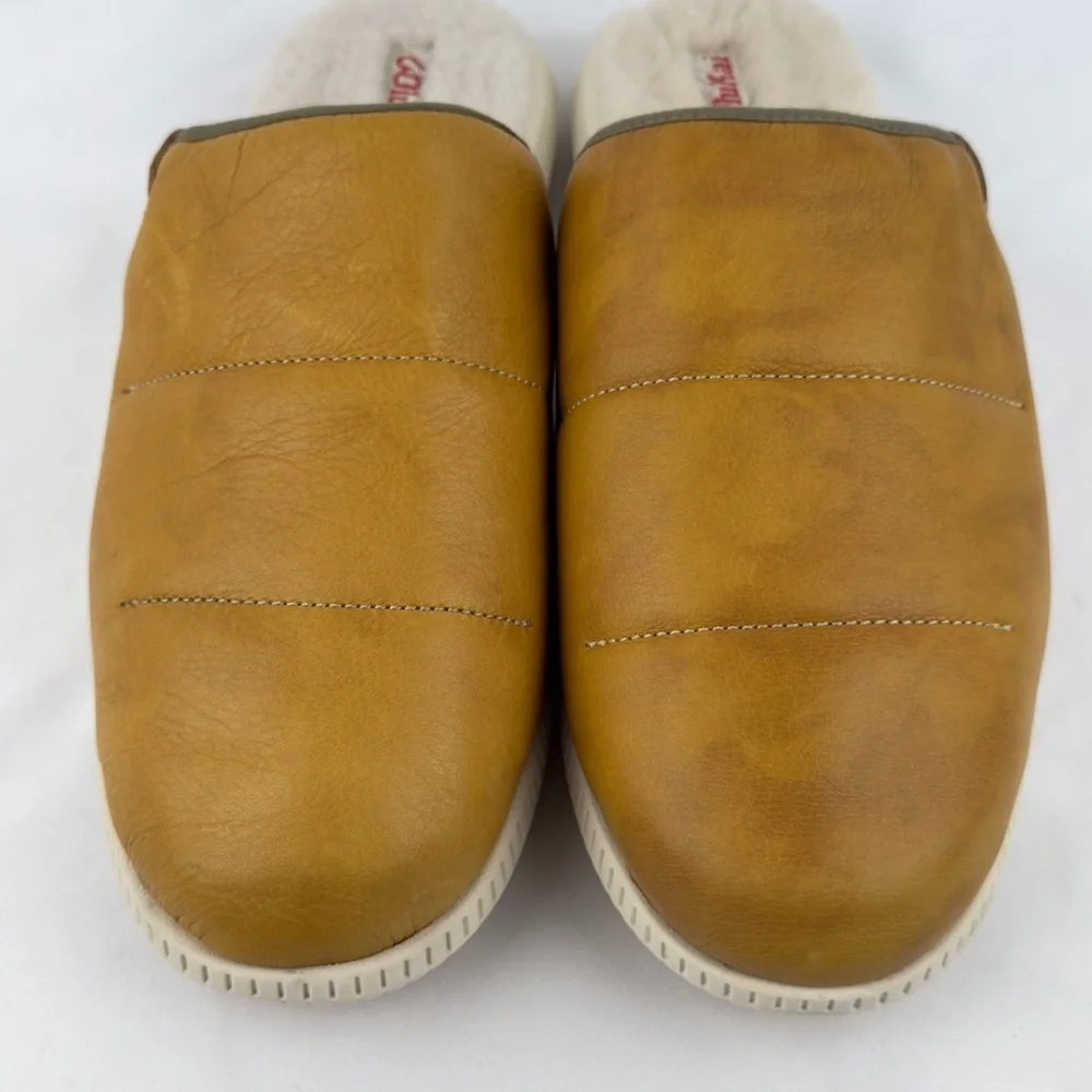 OluKai Men's Tan Slip-On Loafers